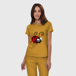 Женская пижама хлопок Божья коровка - фото 2