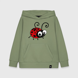 Детская толстовка хлопок Божья коровка