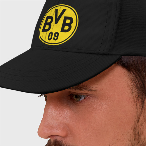 Бейсболка Borussia Dortmund, цвет черный - фото 2