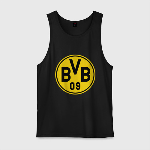 Мужская майка хлопок Borussia Dortmund, цвет черный