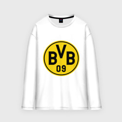 Мужской лонгслив oversize хлопок Borussia Dortmund