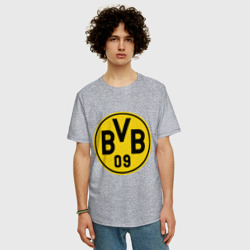 Мужская футболка хлопок Oversize Borussia Dortmund - фото 2