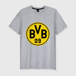 Мужская футболка хлопок Slim Borussia Dortmund