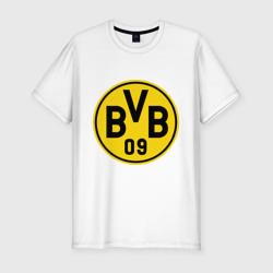 Мужская футболка хлопок Slim Borussia Dortmund