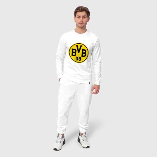 Мужской костюм хлопок Borussia Dortmund, цвет белый - фото 3