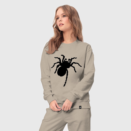 Женский костюм хлопок Паук spider, цвет миндальный - фото 5