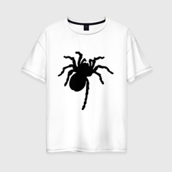 Женская футболка хлопок Oversize Паук spider