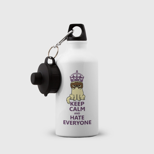 Бутылка спортивная Keep calm and hate everyone - фото 3