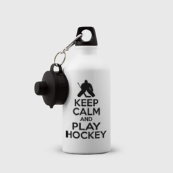 Бутылка спортивная Keep calm and play hockey - фото 2