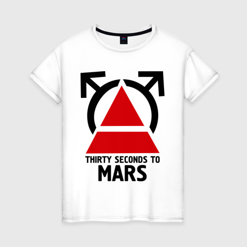 Женская футболка хлопок Thirty Seconds To Mars