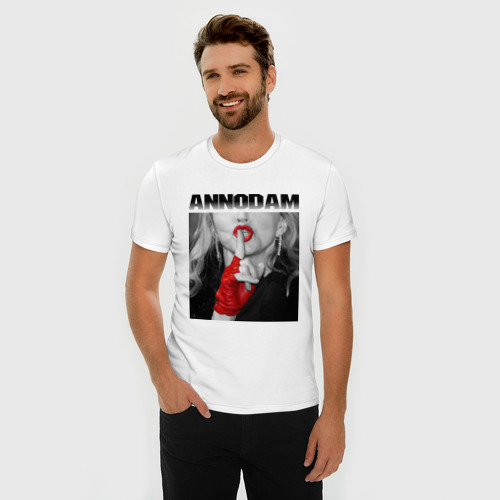 Мужская футболка хлопок Slim Annodam - фото 3