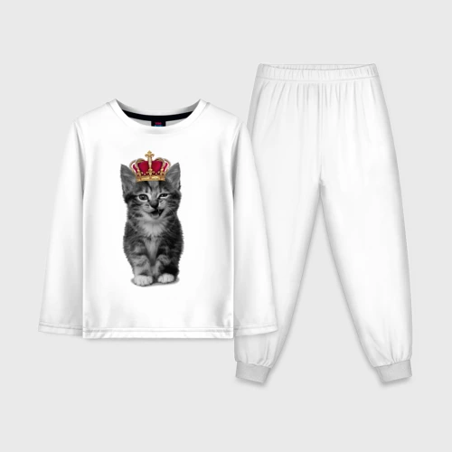Детская пижама с лонгсливом хлопок Meow kitten