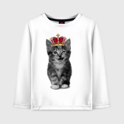 Детский лонгслив хлопок Meow kitten
