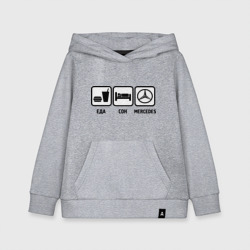 Детская толстовка хлопок Главное в жизни еда, сон, Mercedes