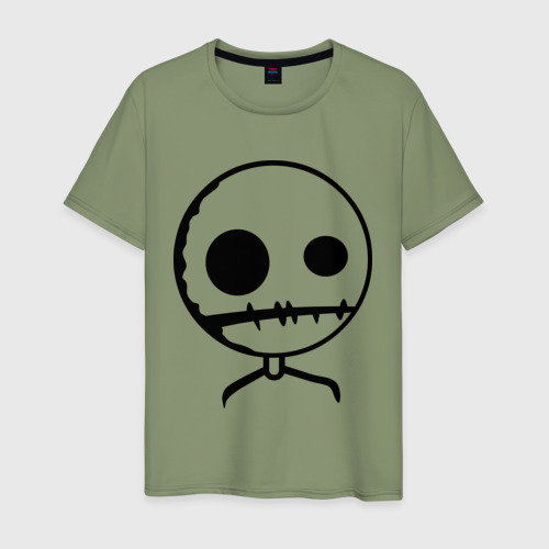 Мужская футболка хлопок Социофоб, цвет авокадо