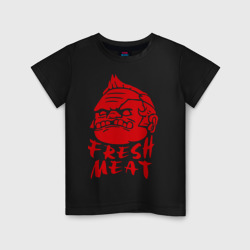 Детская футболка хлопок Fresh meat Свежее мясо