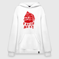 Худи SuperOversize хлопок Fresh meat Свежее мясо