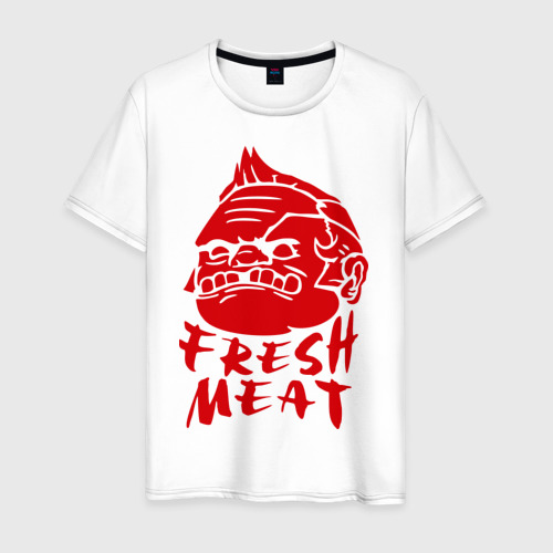 Мужская футболка хлопок Fresh meat Свежее мясо