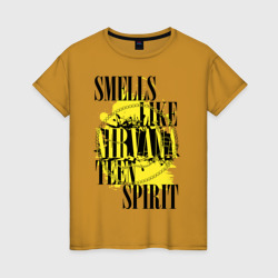 Женская футболка хлопок Smells like teen spirit