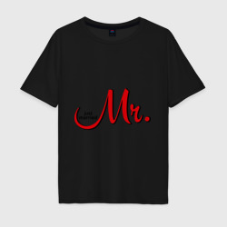 Мужская футболка хлопок Oversize Mr. Just married