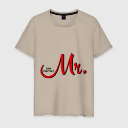 Мужская футболка хлопок Mr. Just married