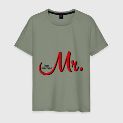 Мужская футболка хлопок Mr. Just married