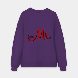 Мужской свитшот oversize без начеса хлопок Mr. Just married
