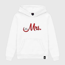 Женская толстовка хлопок Mrs. Just married