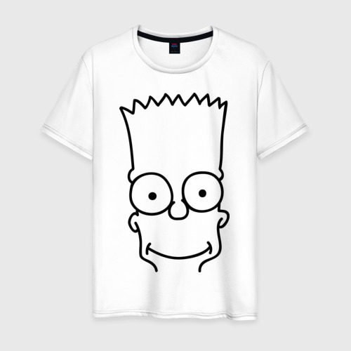 Мужская футболка хлопок Барт лицо