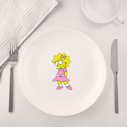 Набор: тарелка + кружка Лиза милашка - фото 2