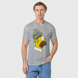 Мужская футболка хлопок Мозг Гомера - фото 2