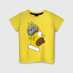Детская футболка хлопок Мозг Гомера