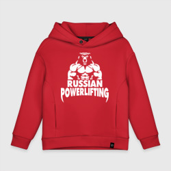 Детское худи Oversize хлопок Russian powerlifting