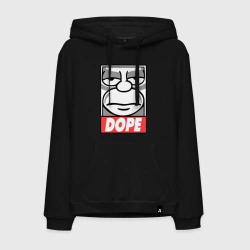 Мужская толстовка хлопок Homer dope, цвет черный