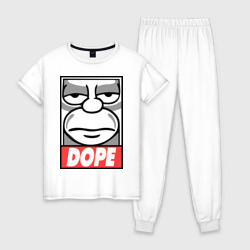 Женская пижама хлопок Homer dope