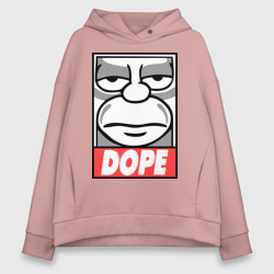 Женское худи Oversize хлопок Homer dope