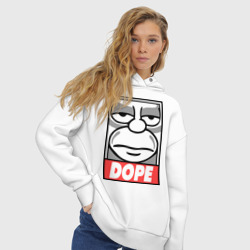 Женское худи Oversize хлопок Homer dope - фото 2