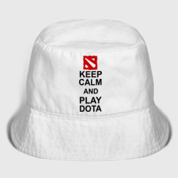 Детская панама хлопок Keep calm and play Dota