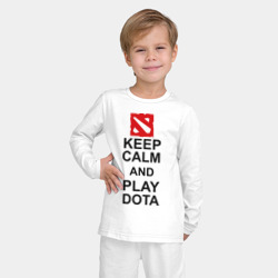 Детская пижама с лонгсливом хлопок Keep calm and play Dota - фото 2