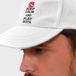Бейсболка Keep calm and play Dota