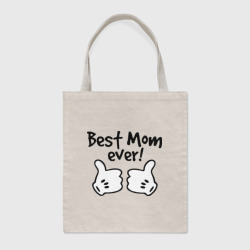 Шоппер BioNature Best Mom ever! самая лучшая мама