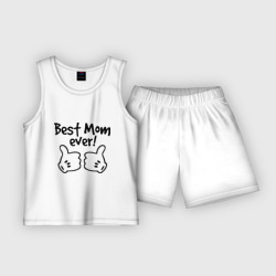 Детская пижама с шортами хлопок Best Mom ever! самая лучшая мама