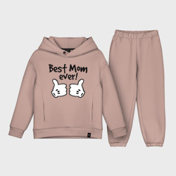 Детский костюм хлопок Oversize Best Mom ever! самая лучшая мама