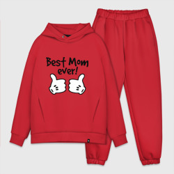 Мужской костюм oversize хлопок Best Mom ever! самая лучшая мама