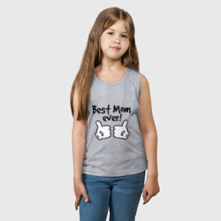 Детская майка хлопок Best Mom ever! самая лучшая мама - фото 2