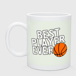 Кружка керамическая Best player ever.Лучший игрок всех времен