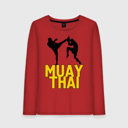 Женский лонгслив хлопок Муай тай Muay Thai