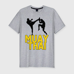 Мужская футболка хлопок Slim Муай тай Muay Thai
