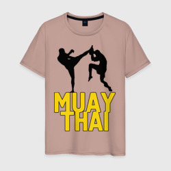 Муай тай Muay Thai – Мужская футболка хлопок с принтом купить со скидкой в -20%