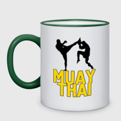 Кружка двухцветная Муай тай Muay Thai